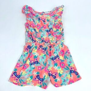 Forever Me Butterfly/Floral Romper